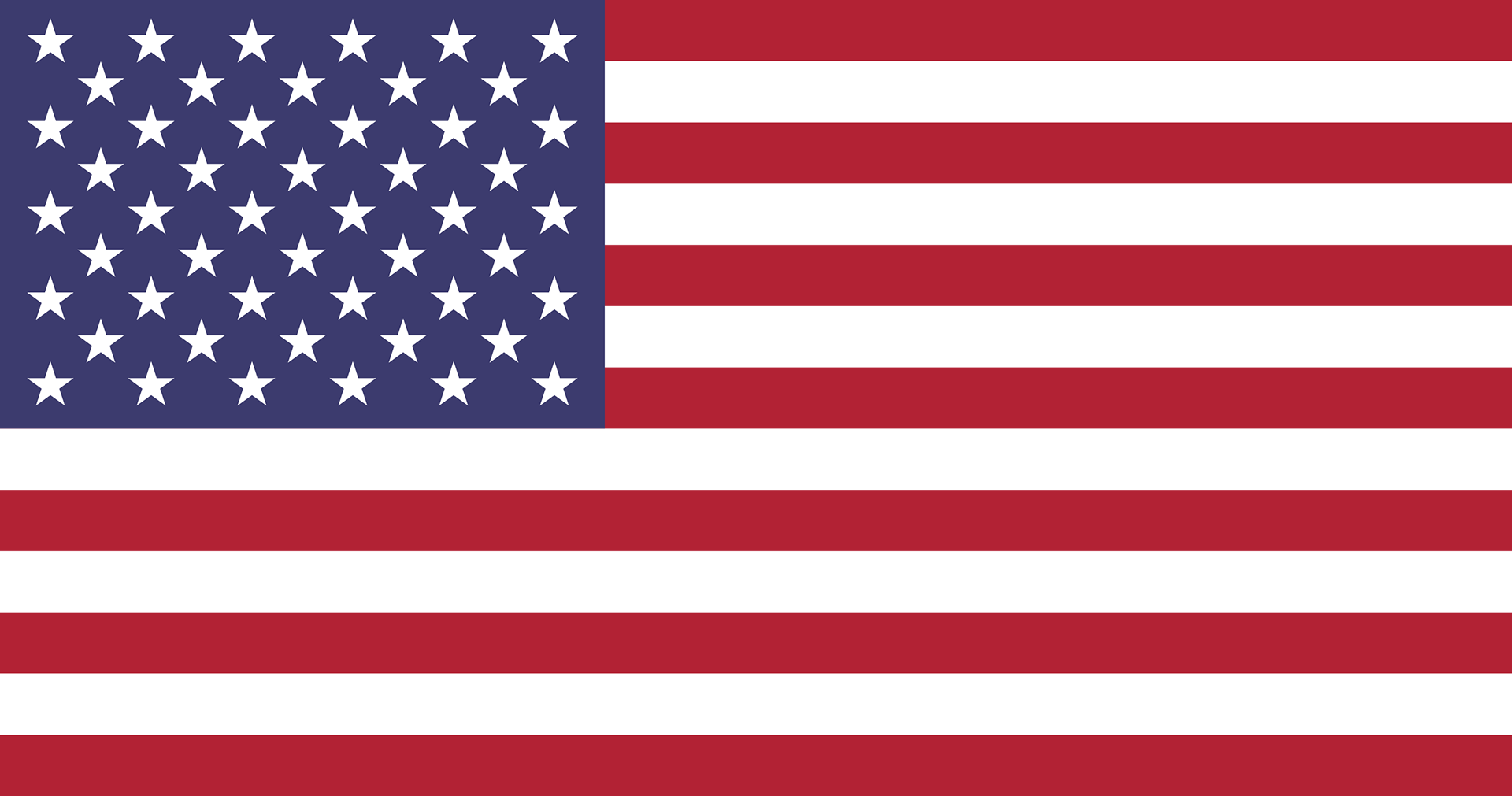 flag with red and white stripes and blue triangle
