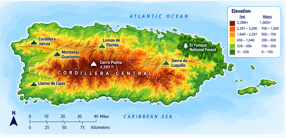 Topographycal map
