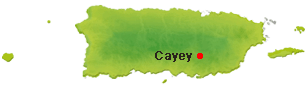 Location of Cayey