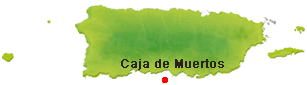Location of Caja de Muertos