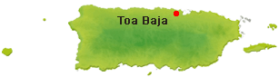 Location of Toa Baja